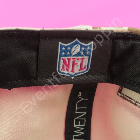 Atlanta Falcons Hat Mens Adjustable Tan Salute To Service New Era Cotton - Picture 7 of 8